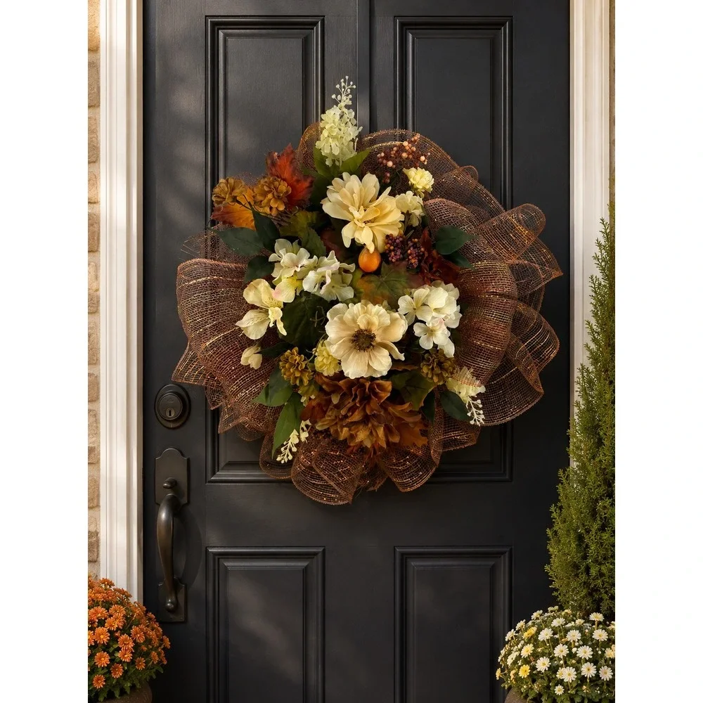 Handmade autumn floral
